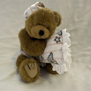 VNTG Precious the Bear TY Attic Treasures Collection 1993 Poseable 11.5 inches